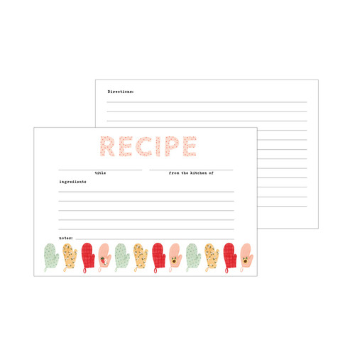 Echo Park Recipe Cards-Homemade 5A0023ST-1G6SF
