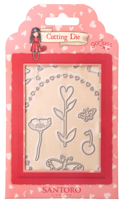 Studio Light Gorjuss Essentials Cutting Die-Nr. 804, Hearts, Butterflies & Flowers 5A0023H6-1G6PH - 8713943150061