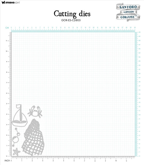 Studio Light Gorjuss Essentials Cutting Die-Nr. 805, Sea Elements - 5A0023MG-1G6P1