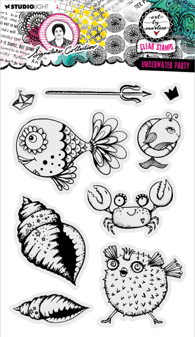 Art By Marlene Signature Collection Clear Stamps-Nr. 649, Underwater Party 5A0023MX-1G6MM - 8713943150689