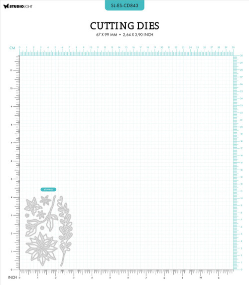 Studio Light Essentials Cutting Die-Nr. 843, Poinsettia 5A0023NQ-1G6MZ