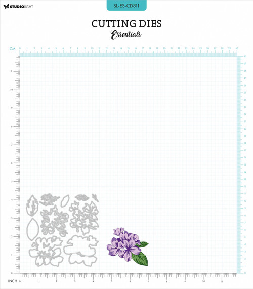 Studio Light Essentials Layered Cutting Die-Nr. 811, Flower Cluster 5A0023GZ-1G6J1