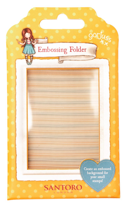 Studio Light Gorjuss Essentials Embossing Folder-Nr. 18, Stripes 5A0023GD-1G6KQ - 8713943150139