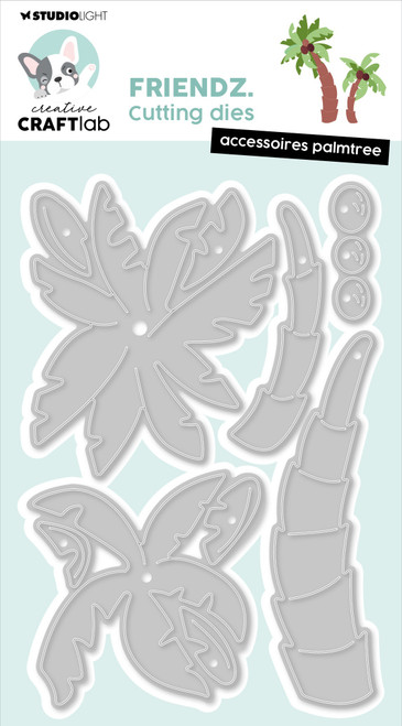 Studio Light Friendz Cutting Die-Nr. 835, Palmtree Accessories - 5A0023NS-1G6JB - 8713943152201