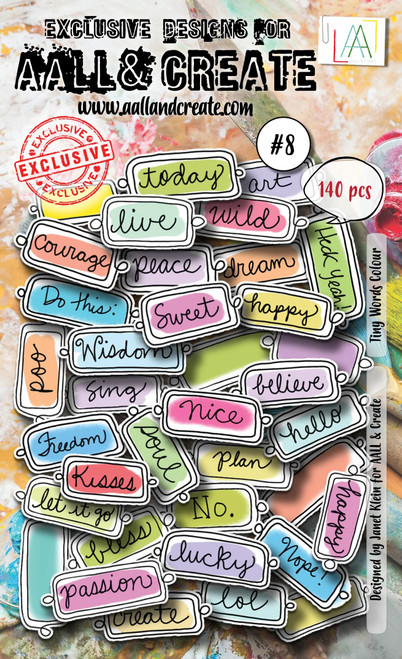 AALL And Create Ephemera-Tiny Words Colour - 5A0023V9-1G70H - 5060600459771