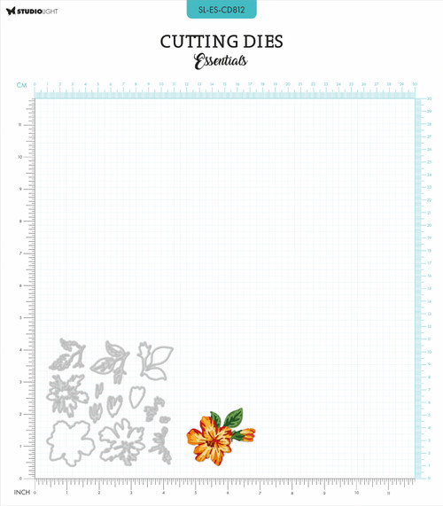 Studio Light Essentials Layered Cutting Die-Nr. 812, Hibiscus 5A0023L3-1G6JQ