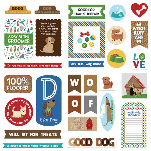 3 Pack - PhotoPlay Ephemera Cardstock Die-Cuts-Hot Diggity Dog - 5A002574-1G85C