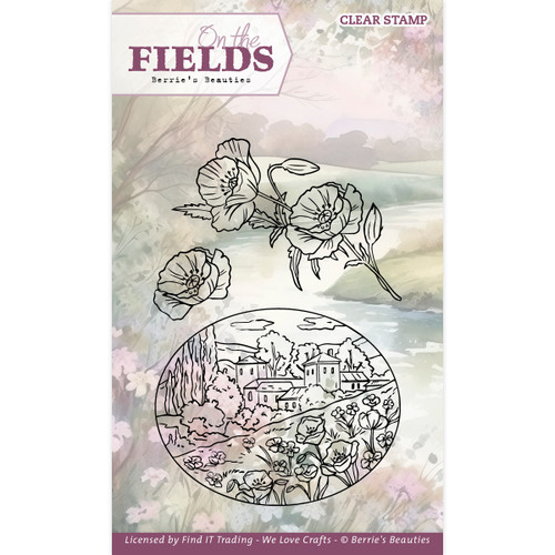 2 Pack Find It Trading Berries Beauties Clear Stamps-Poppy, On The Fields 5A002580-1G86G - 8718715137851