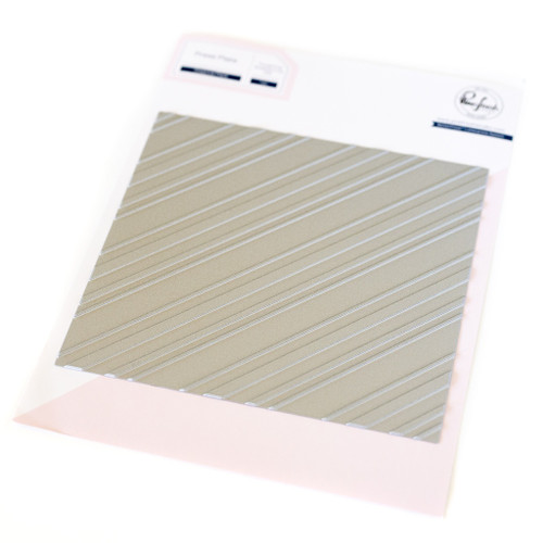 Pinkfresh Studio Press Plate-Diagonal Plaid - 5A0025GP-1G877 - 736952885388