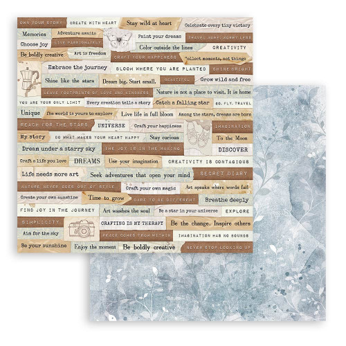 Stamperia Double-Sided Paper Pad 12"X12" 10/Pkg-Create Happiness Secret Diary - 5A0022S2-1G5S2 Stamperia Double-Sided Paper Pad 12"X12" 10/Pkg-Create Happiness Secret Diary - 5A0022S2-1G5S2