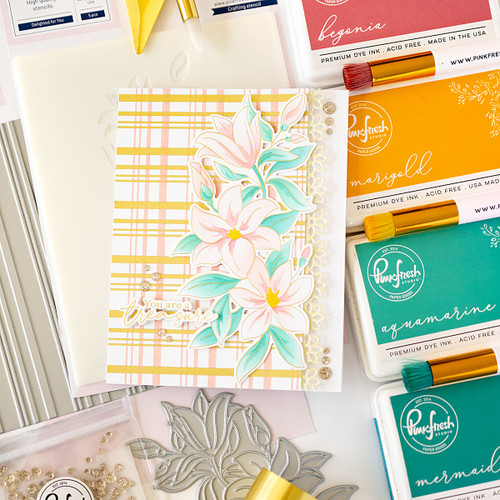 Pinkfresh Studio Press Plate-Plaid - 5A0025GH-1G87Q Pinkfresh Studio Press Plate-Plaid - 5A0025GH-1G87Q