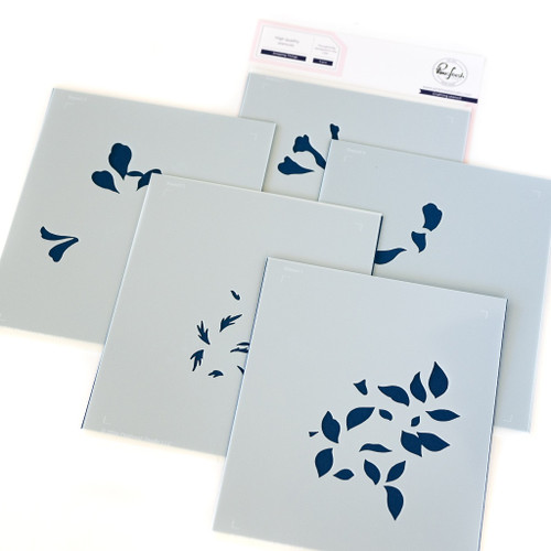 Pinkfresh Studio Stencils 4.25"X5.25" 5/Pkg-Amazing Things - 5A0025GB-1G87R - 736952885289