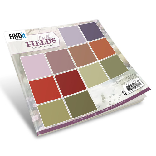 Find It Trading Berries Beauties Paper Pack 8"X8" 12/Pkg-Solid Colors, On The Fields 5A002585-1G86H - 8718715137837