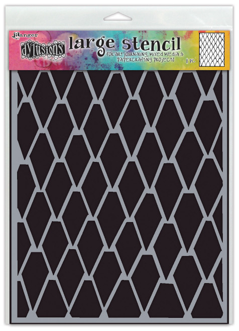 Dyan Reaveley Dylusions Stencil-On Point, Large 5A0024LC-1G7XR - 789541085065