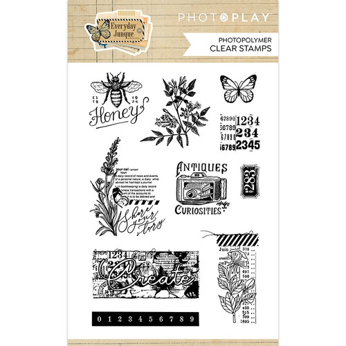 PhotoPlay Photopolymer Clear Stamps-Elements, Everyday Junque - 5A002573-1G856 - 709388346129