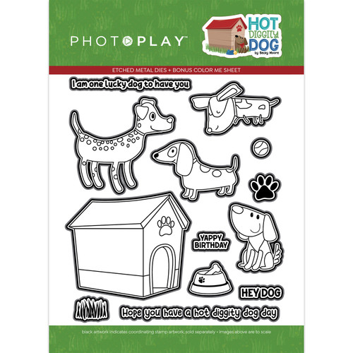 PhotoPlay Etched Die-Hot Diggity Dog - 5A002577-1G85D - 709388346006