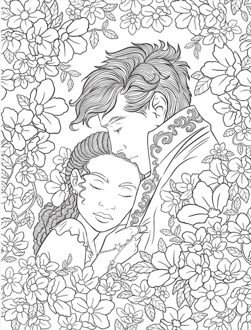 Romantasy: A Coloring Book-Softcover 5A002430-1G7D3