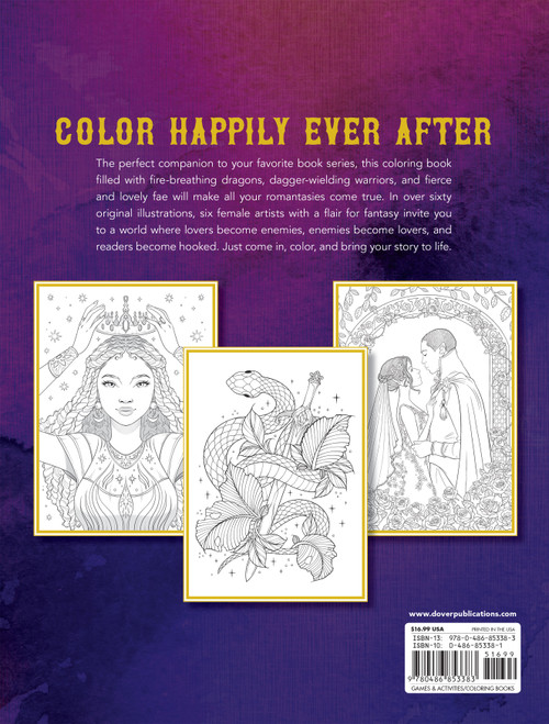 Romantasy: A Coloring Book-Softcover 5A002430-1G7D3