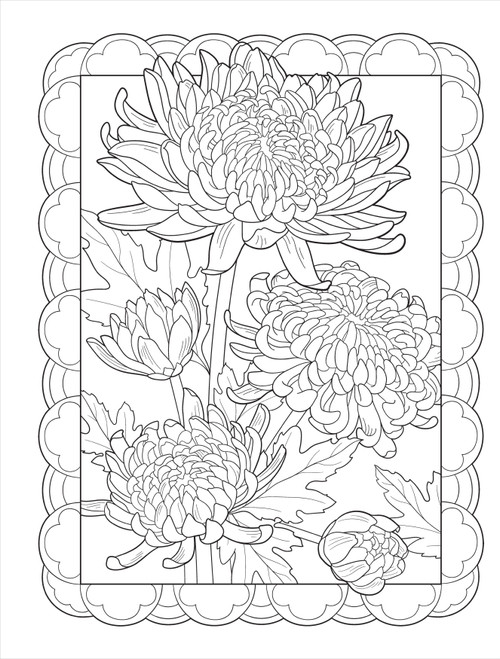 Creative Haven: Flowers of the World Coloring Book-Softcover 5A00242Y-1G7D4