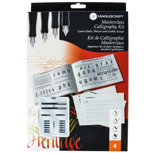 Manuscript Masterclass Calligraphy Kit-4 Nibs Included 5A0023PV-1G6ZC - 5020180161051