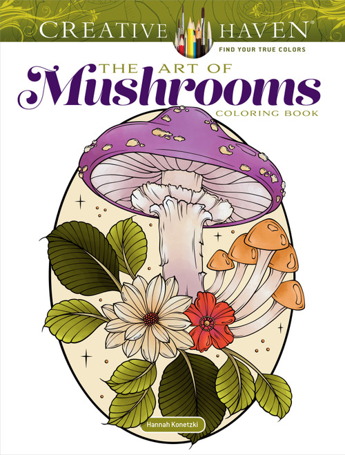 Creative Haven: The Art of Mushrooms Coloring Book-Softcover - 5A00242W-1G7D6 - 9780486853093
