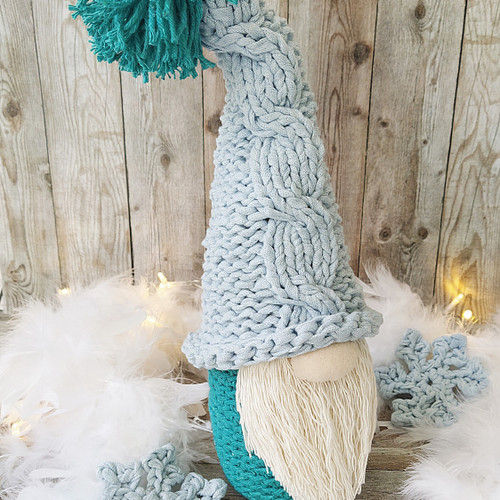 Hoooked Amigurumi DIY Kit W/Eco Barbante Yarn-Gnome Earthwhisper - 5A0023XJ-1G749