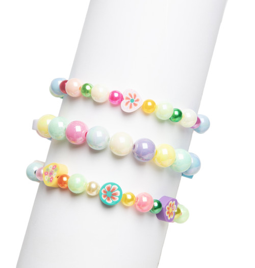 CousinDIY Bead Pop! Bracelet Making Kit-Clay Hearts, Flowers, and Pastels A50022MQ-G15F5
