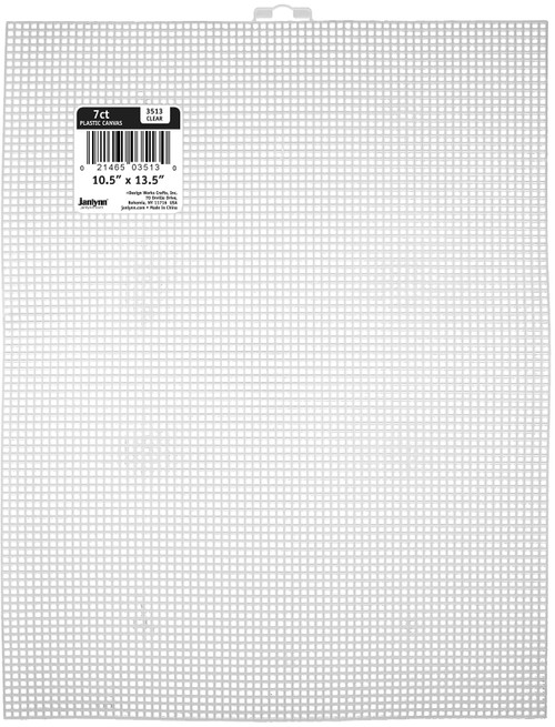 Design Works Plastic Canvas 7 Count 10.5"X13.5" 30/Pkg-Clear - DW3513 - 021465035130