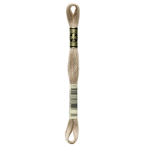 DMC 6-Strand Embroidery Cotton 8.7yd-Light Mocha Beige - 117-3864 - 077540781904