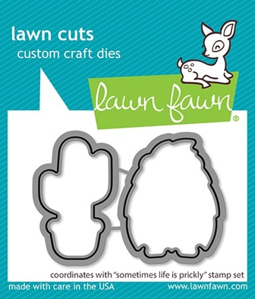 Lawn Cuts Custom Craft Die-Sometimes Life is Prickly 5A0021MP-1G4J7 - 789554581097