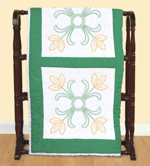 Jack Dempsey Stamped White Quilt Blocks 18"X18" 6/Pkg-Cross-Stitch Tulips - 5A00234H-1G6R7 Jack Dempsey Stamped White Quilt Blocks 18"X18" 6/Pkg-Cross-Stitch Tulips - 5A00234H-1G6R7