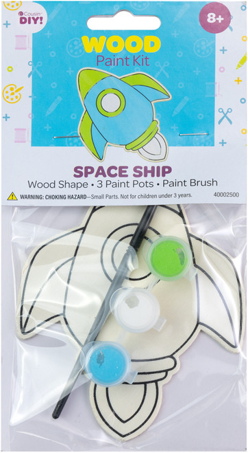 12 Pack CousinDIY Wood Paint Kit-Rocket 40002500 - 191648129748