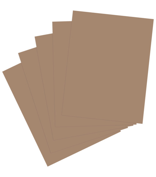 2 Pack Harmony Hues 65# Cardstock 8.5"X11" 50/Pkg-Kraft 5A0022P5-1G5NP