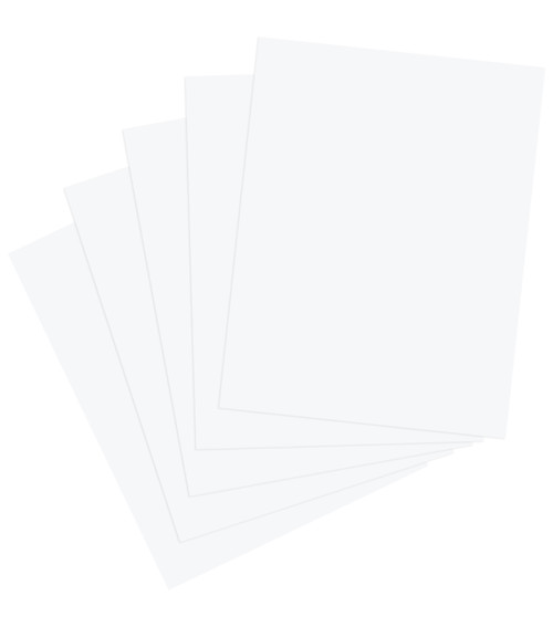 2 Pack Harmony Hues 65# Cardstock 8.5"X11" 50/Pkg-Brilliant White A50022NW-G15PV