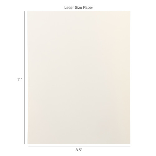 2 Pack - Harmony Hues 65# Cardstock 8.5"X11" 100/Pkg-Ivory - A50022P2-G15PK 2 Pack - Harmony Hues 65# Cardstock 8.5"X11" 100/Pkg-Ivory - A50022P2-G15PK