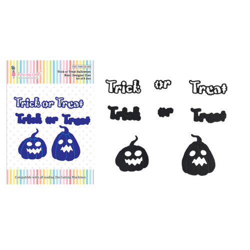 Dress My Craft Basic Designer Dies-Trick Or Treat Halloween 5A00260M-1G8SF