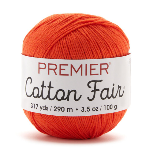 3 Pack - Premier Cotton Fair Yarn-Mango - 27-1G8XT - 840166822692