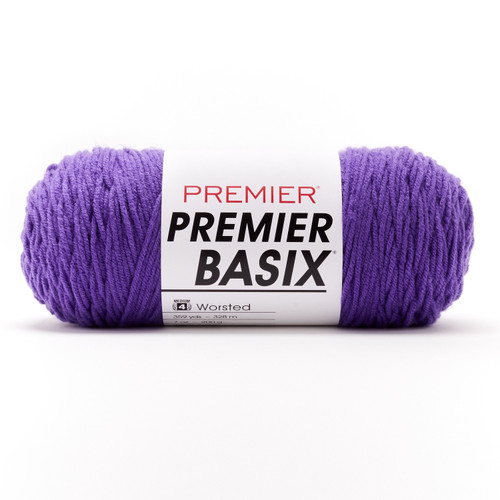 3 Pack - Premier Basix Yarn-Dark Purple - 1115-1G947 - 840166837818