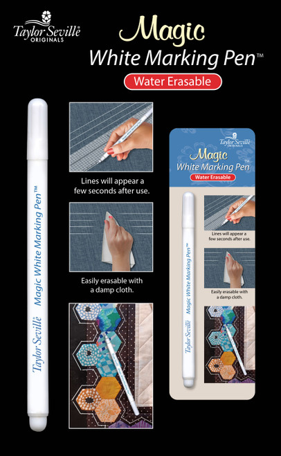 2 Pack - Taylor Seville Magic Marking Pen-White 1/Pkg - 5A0025RY-1G8J6 - 766152220320