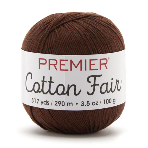 3 Pack Premier Cotton Fair Yarn-Hickory 27-1G8XP - 840166822791