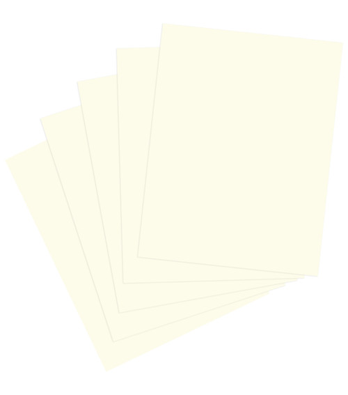 Harmony Hues 110# Cardstock 8.5"X11" 40/Pkg-Ivory A50022PW-G15NS