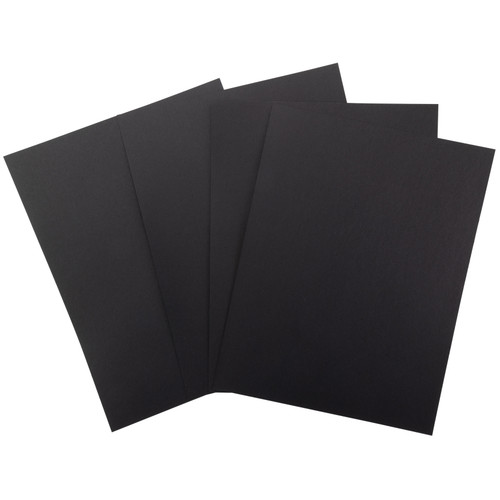 Harmony Hues 65# Cardstock 8.5"X11" 100/Pkg-Midnight Black - A50022P0-G15NZ