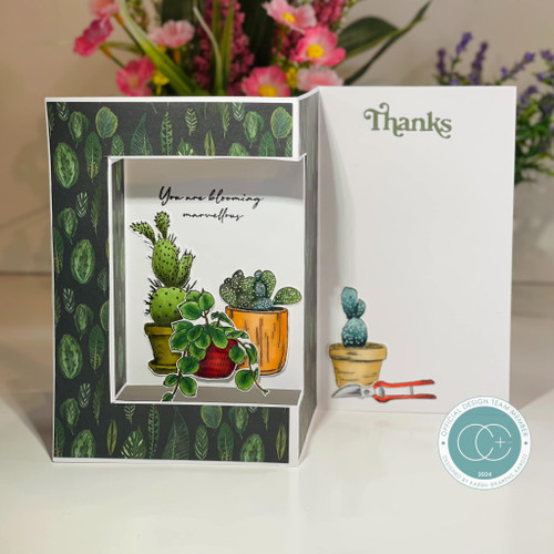 Craft Consortium Clear Stamps-Cactus, Botany Boutique 5A0023C3-1G6CB