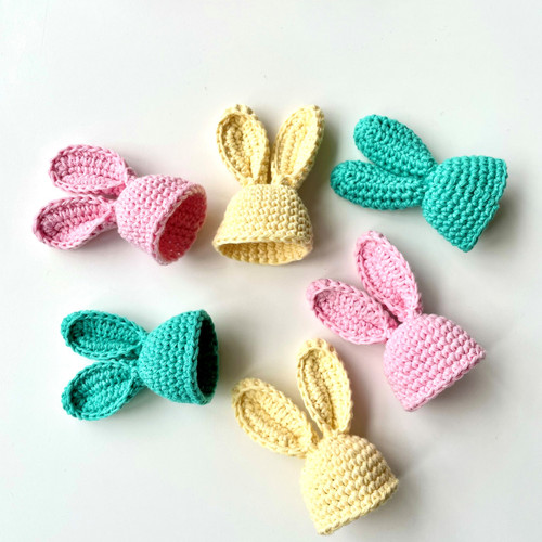 Hoooked Amigurumi DIY Kit W/Eco Barbante Yarn-Happy Easter Bunny Egg Warmers 5A0023XF-1G74F