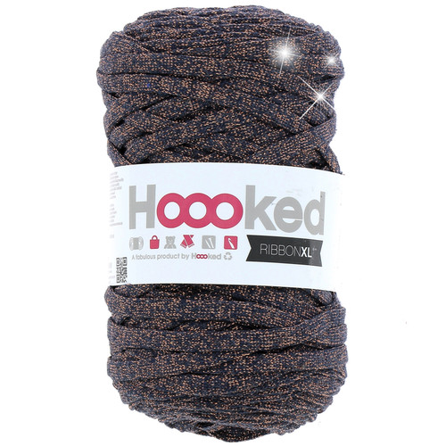 3 Pack - Hoooked Ribbon XL Lurex- Stardust Bronze - 5A0026PT-1G95M - 8719874831062