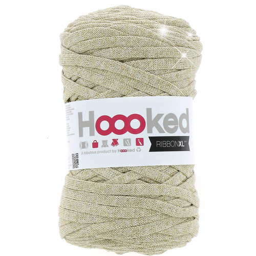 3 Pack - Hoooked Ribbon XL Lurex- Golden Dust - 5A0026PT-1G95Q - 8718503942681