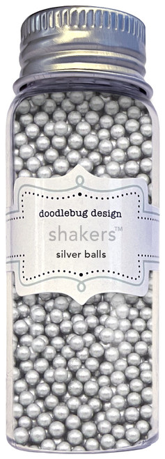 3 Pack - Doodlebug Shakers-Silver Balls, Hometown USA - 5A0026VK-1G992 - 842715085527 3 Pack - Doodlebug Shakers-Silver Balls, Hometown USA - 5A0026VK-1G992 - 842715085527