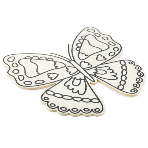 12 Pack - CousinDIY MDF Shape-Scallop Butterfly - 33573214