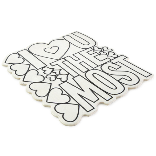 12 Pack - CousinDIY MDF Shape-I Heart You Most - 33573221