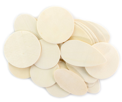 6 Pack - CousinDIY Unfinished Wood Shapes 30/Pkg-Assorted - 40002333